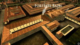 Animation of ancient Roman Fort in Caerleon Wales [upl. by Ardnait]