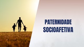 Paternidade socioafetiva [upl. by Elleved]