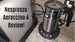 Nespresso Aeroccino 4 Milk Frother Review  Worth upgrading from the Aeroccino 3 [upl. by Atined]