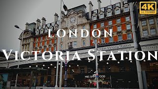 London Victoria Station Walk Through England 4K [upl. by Okin650]