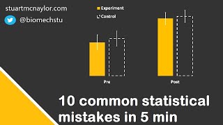 Ten Statistical Mistakes in 5 Min [upl. by Alletnahs436]