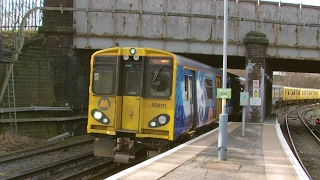 Half an Hour at 216  Birkenhead North Station 1022017  Class 507 508 terminus [upl. by Namyw217]