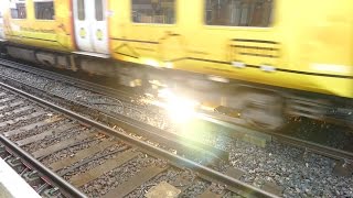 Merseyrail 507 009 making arcs at Birkdale station [upl. by Eaton300]