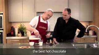 How to make a hot chocolate using an aerolatte milk frother [upl. by Ycnan652]