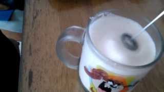 Aerolatte Review Frothing Cold Milk In Under 1 Minute [upl. by Ayahc191]