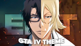 Aizen x Urahara  GTA IV Theme Edit [upl. by Ybreh338]